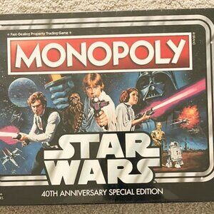 Monopoly Game: Star Wars 40th Anniversary Special Edition Board Game Sealed Pack